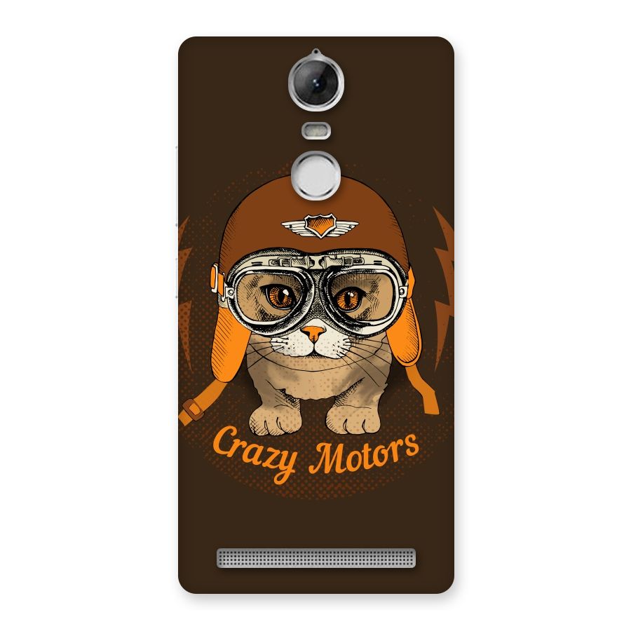 Crazy cat Back Case for Vibe K5 Note