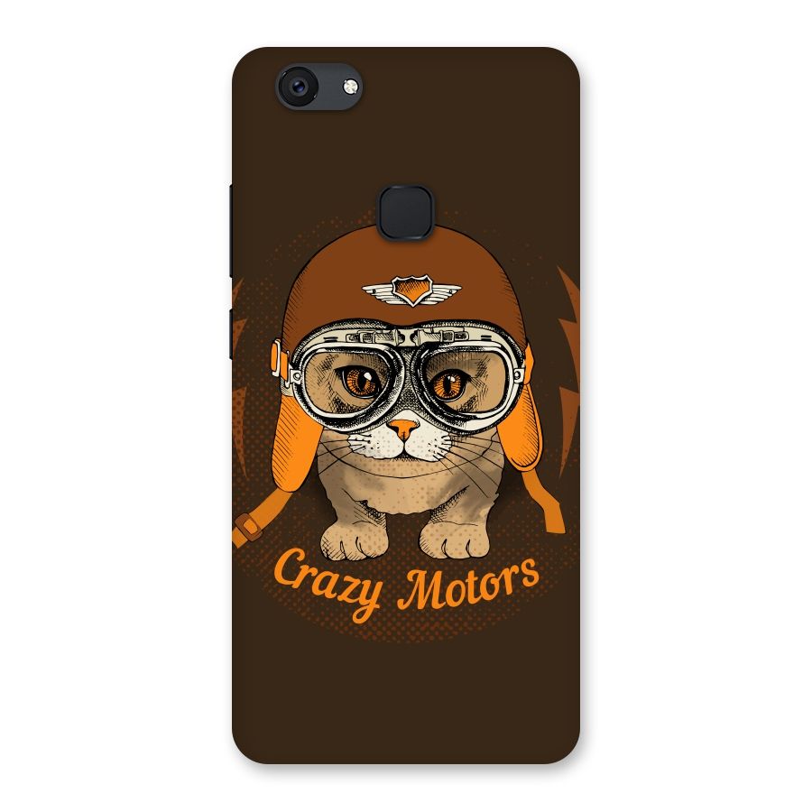 Crazy cat Back Case for Vivo V7 Plus