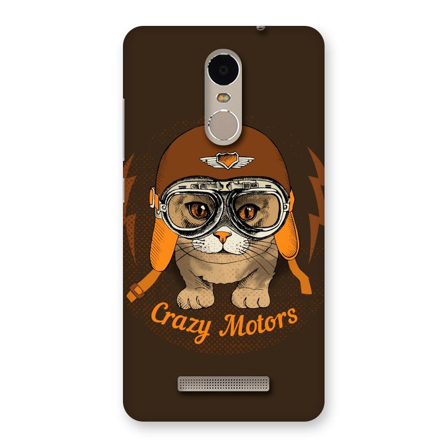 Crazy cat Back Case for Xiaomi Redmi Note 3