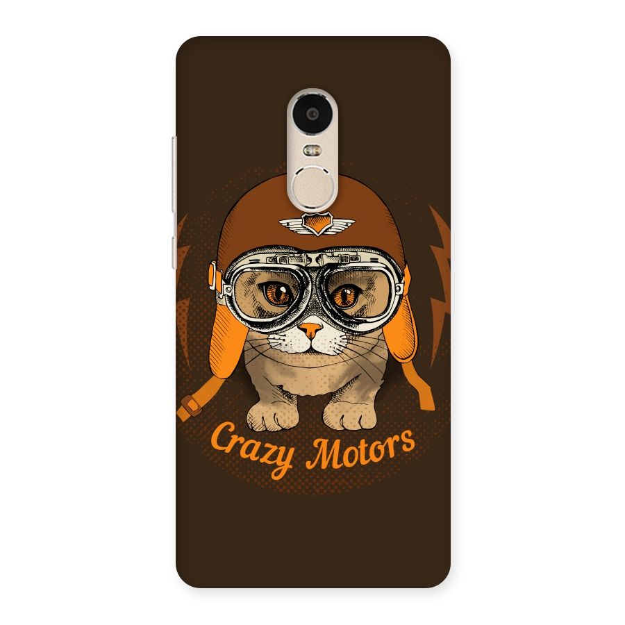 Crazy cat Back Case for Xiaomi Redmi Note 4