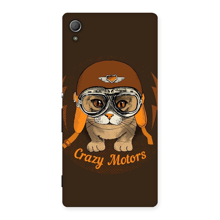 Crazy cat Back Case for Xperia Z3 Plus