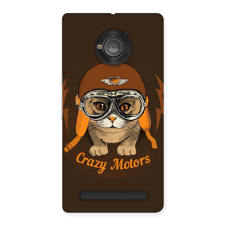 Crazy cat Back Case for Yu Yunique