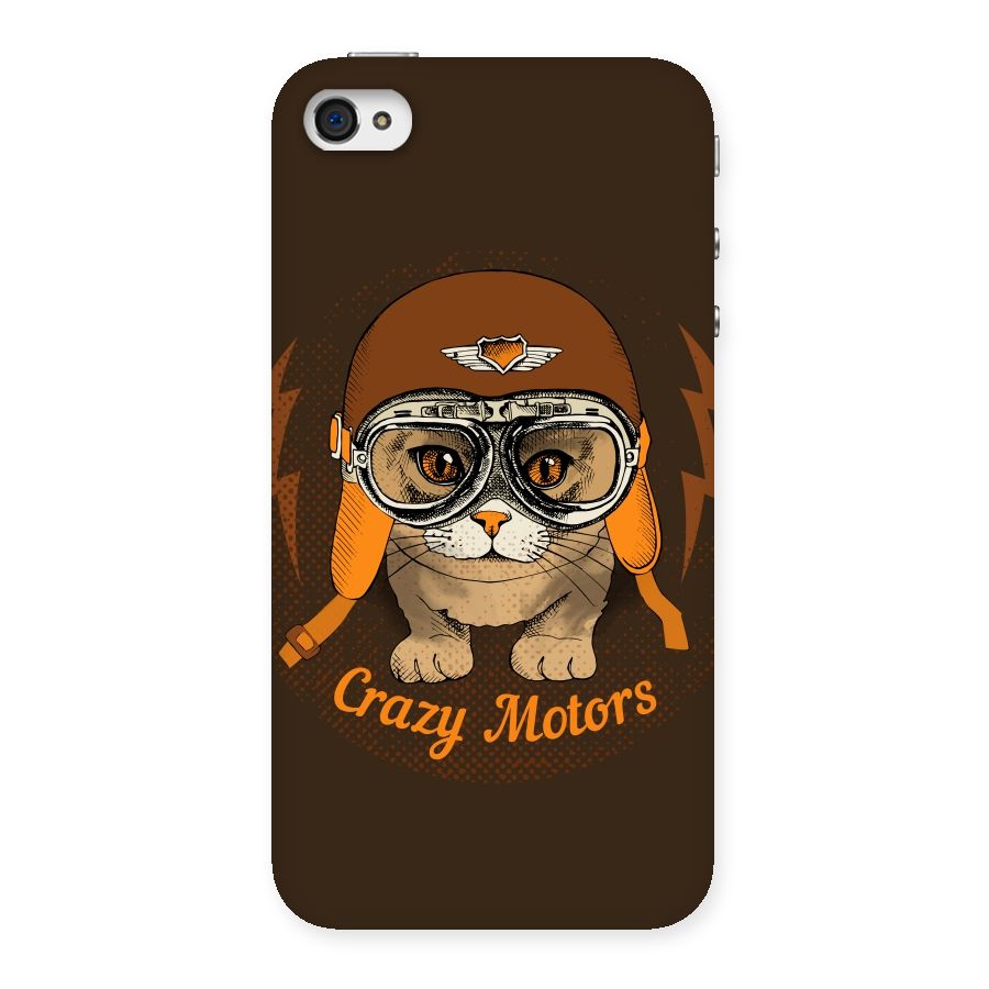 Crazy cat Back Case for iPhone 4 4s