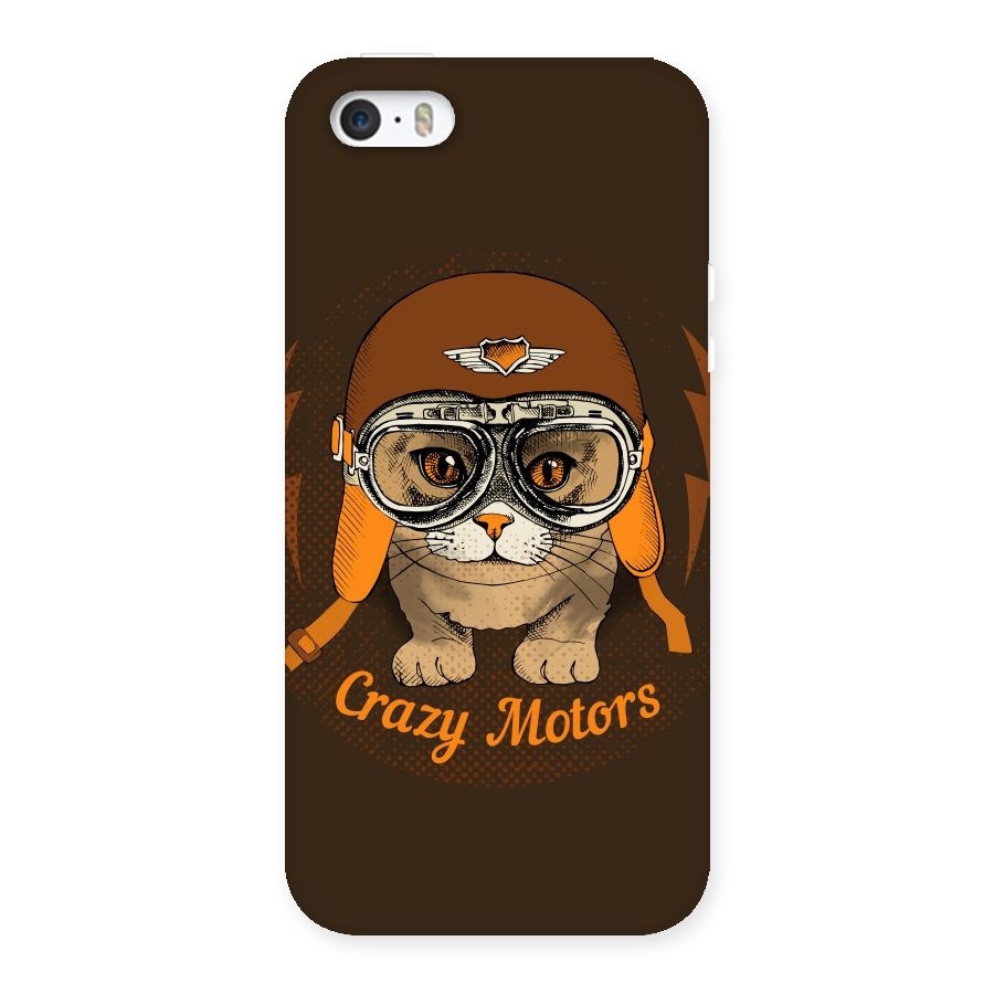 Crazy cat Back Case for iPhone SE