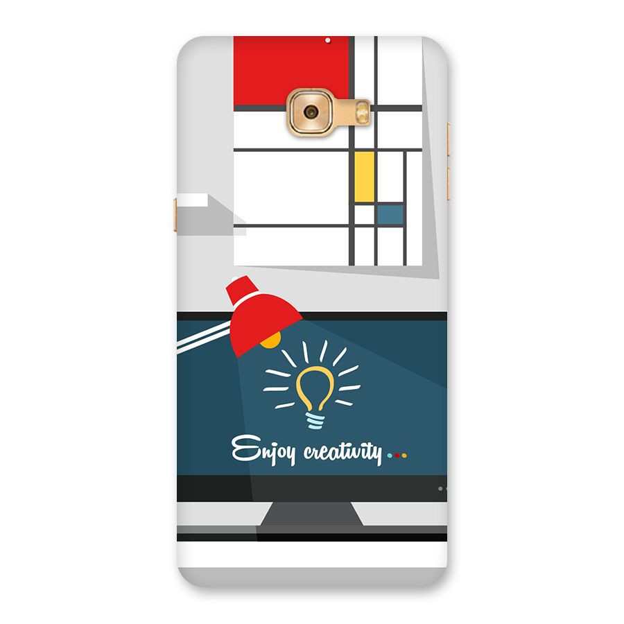 Creative Workspace Design Back Case for Galaxy C9 Pro