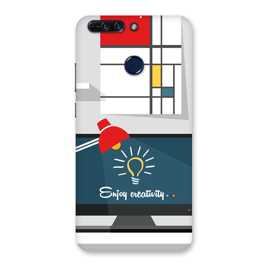 Creative Workspace Design Back Case for Honor 8 Pro