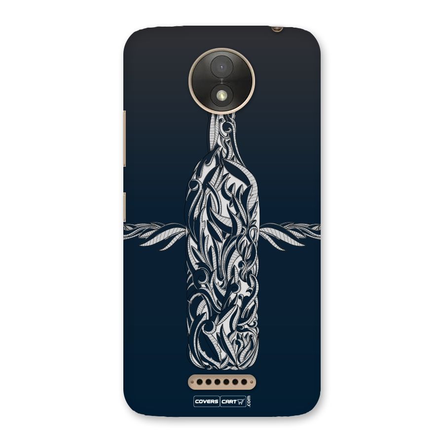 Creative Bottle Back Case for Moto C Plus