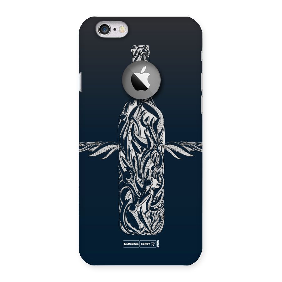 Creative Bottle Back Case for iPhone 6 Logo Cut