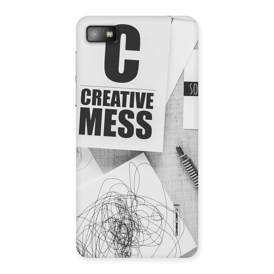 Creative Mess Back Case for Blackberry Z10