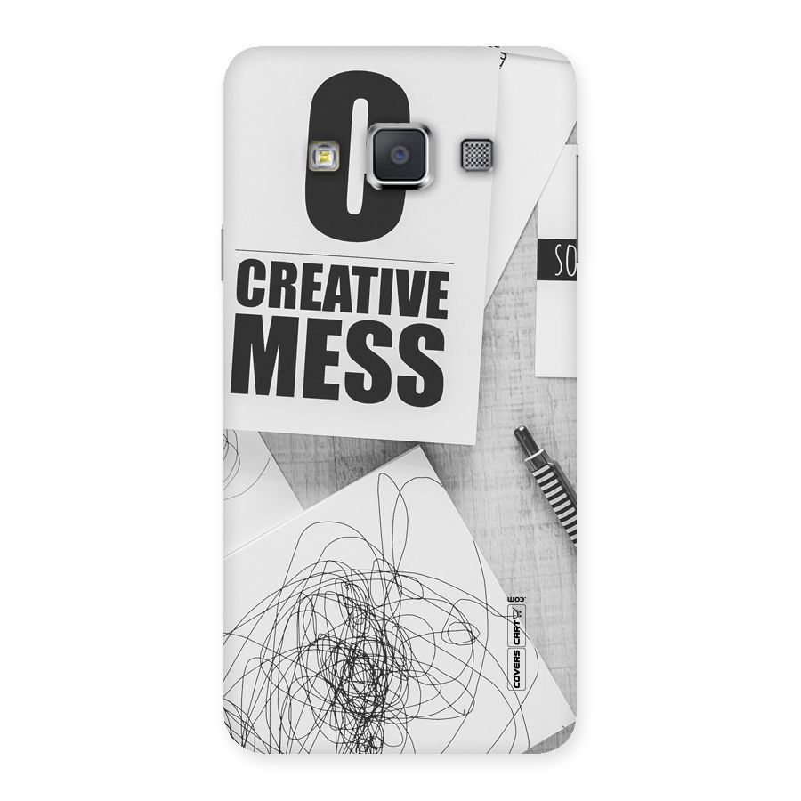 Creative Mess Back Case for Galaxy A3