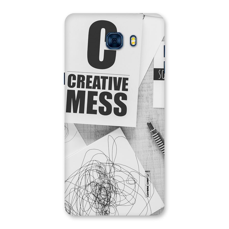 Creative Mess Back Case for Galaxy C7 Pro