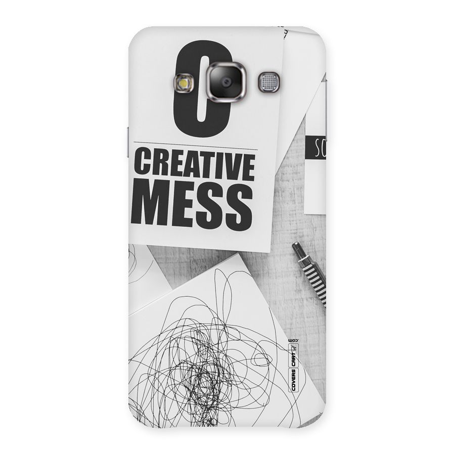 Creative Mess Back Case for Galaxy E7