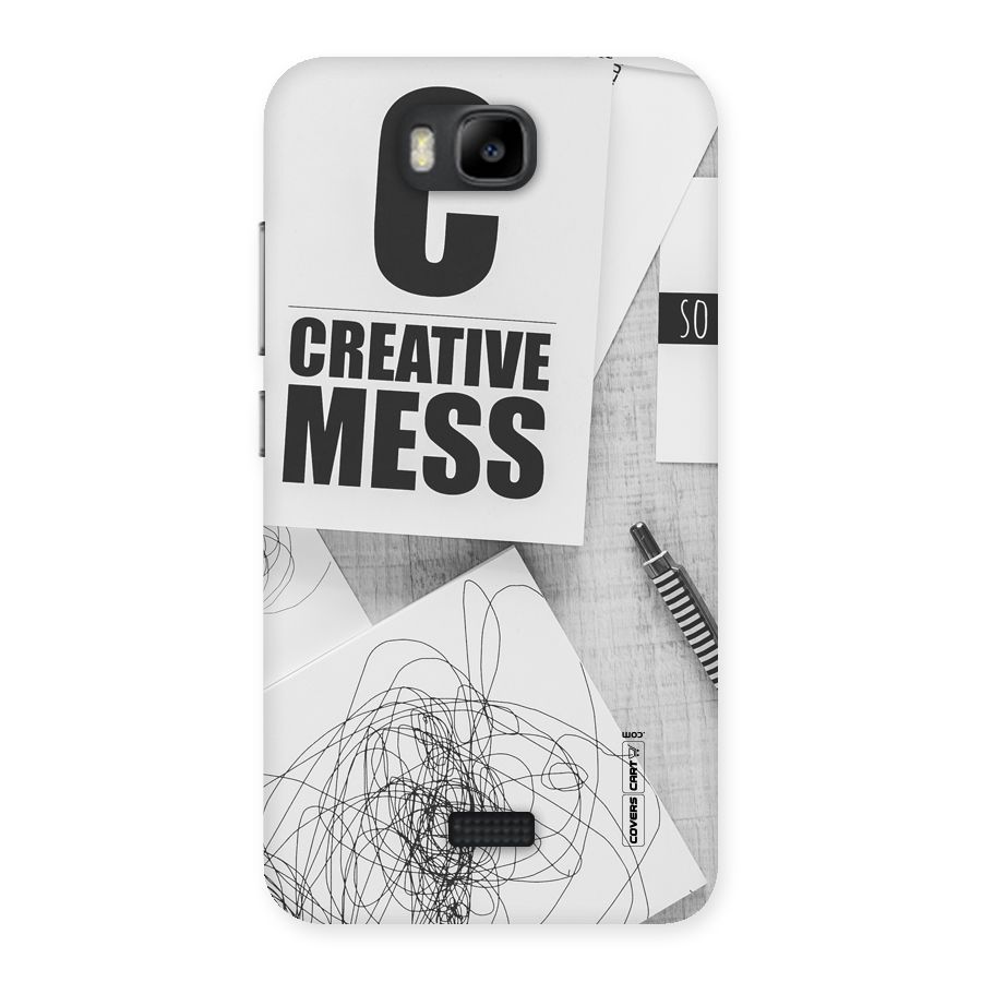 Creative Mess Back Case for Honor Bee