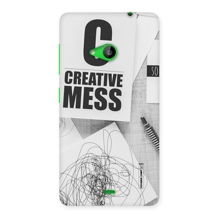 Creative Mess Back Case for Lumia 535