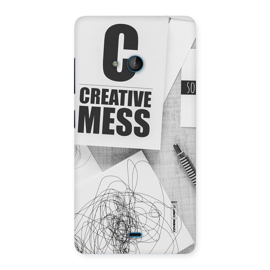 Creative Mess Back Case for Lumia 540