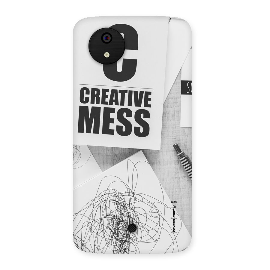 Creative Mess Back Case for Micromax Canvas A1