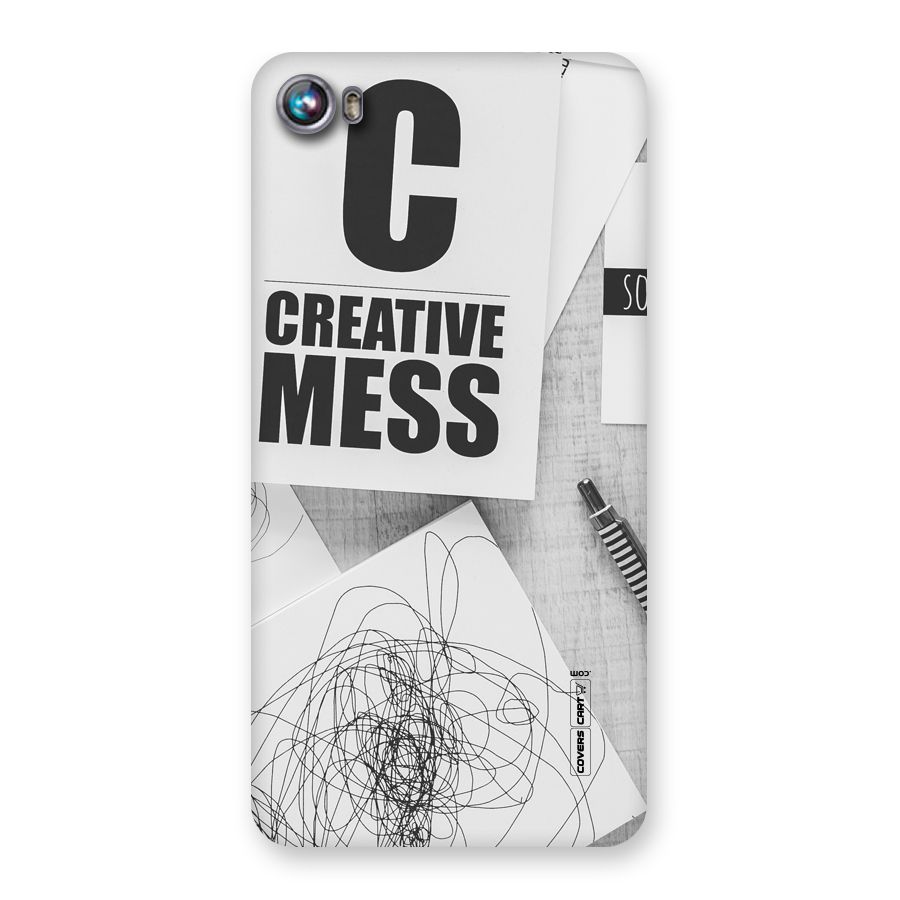 Creative Mess Back Case for Micromax Canvas Fire 4 A107