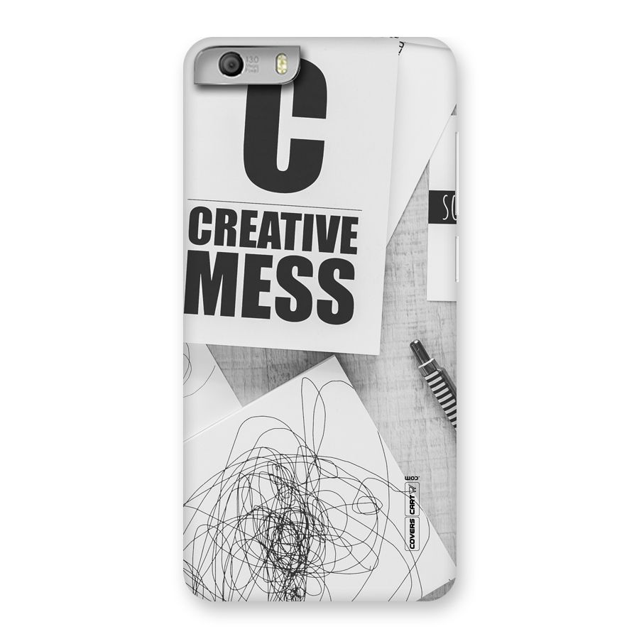 Creative Mess Back Case for Micromax Canvas Knight 2