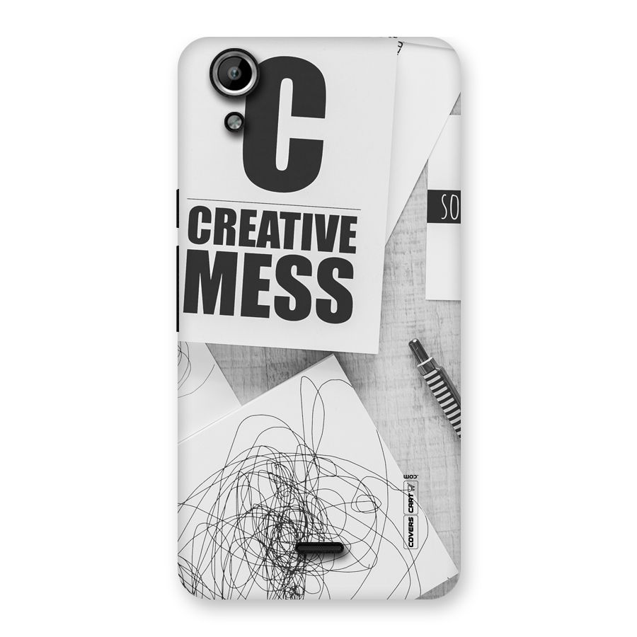 Creative Mess Back Case for Micromax Canvas Selfie Lens Q345