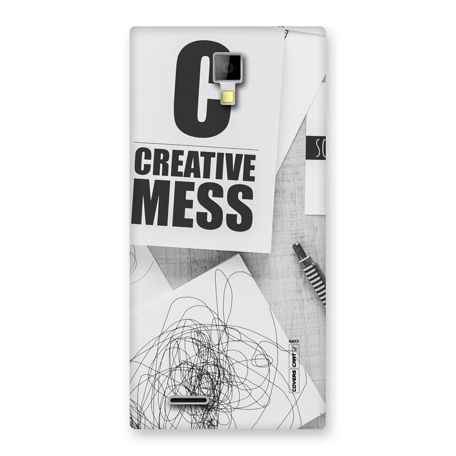 Creative Mess Back Case for Micromax Canvas Xpress A99
