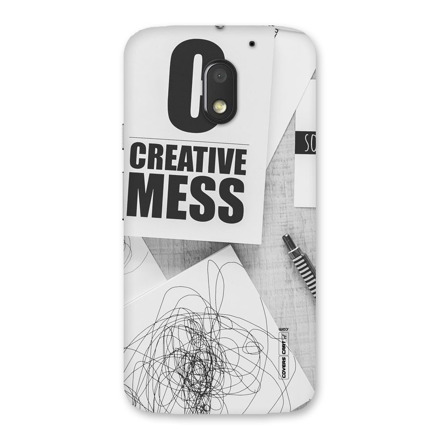 Creative Mess Back Case for Moto E3 Power