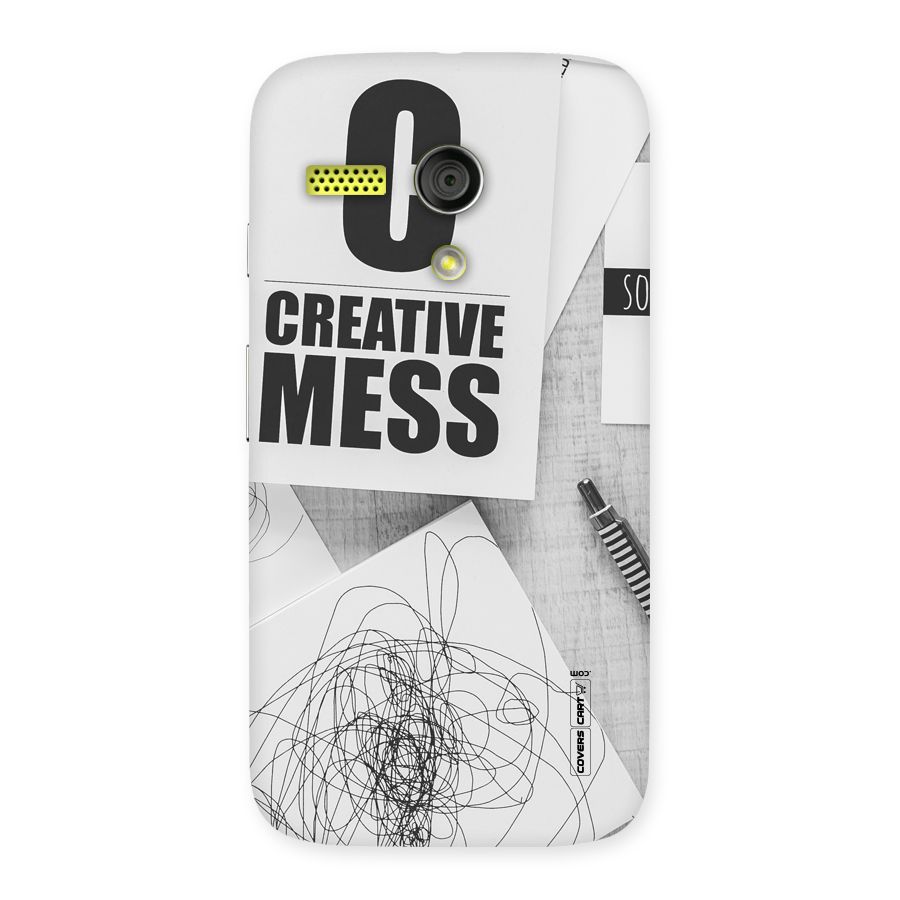 Creative Mess Back Case for Moto G