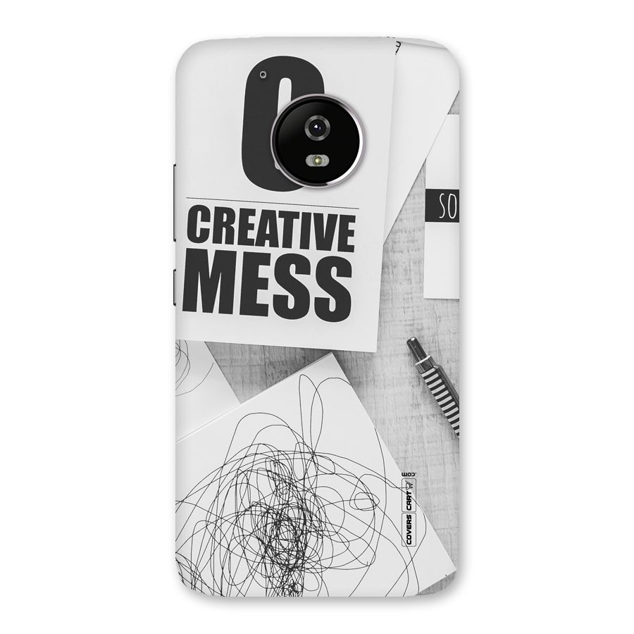 Creative Mess Back Case for Moto G5