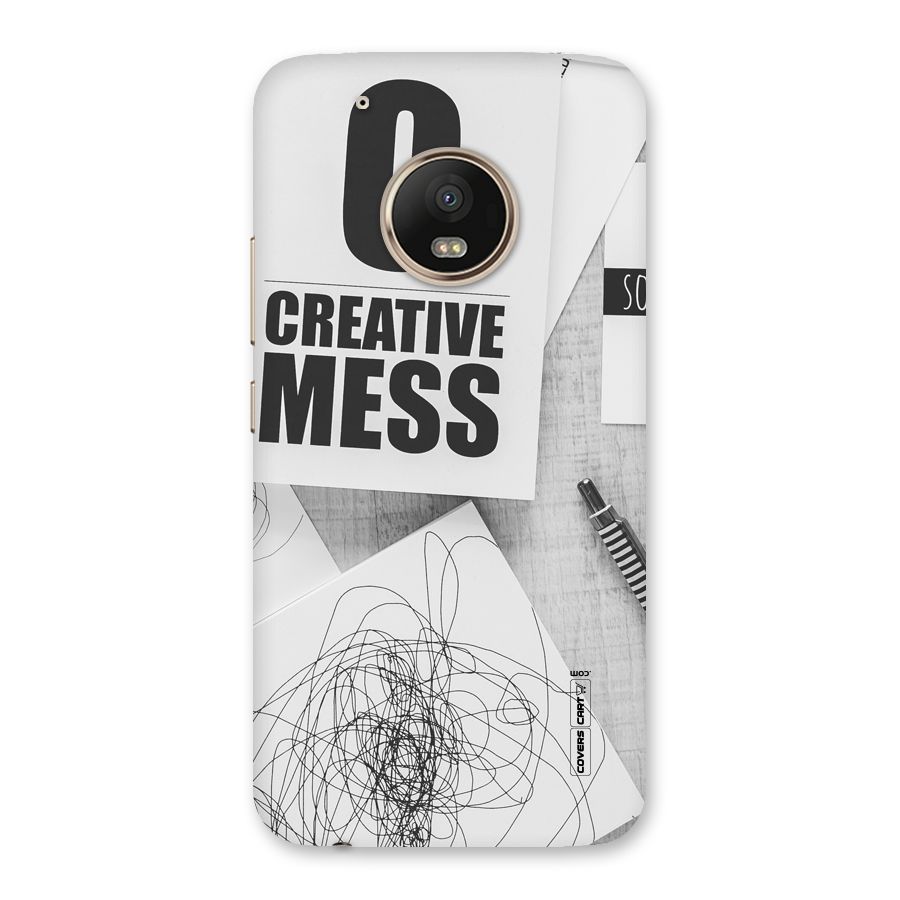 Creative Mess Back Case for Moto G5 Plus