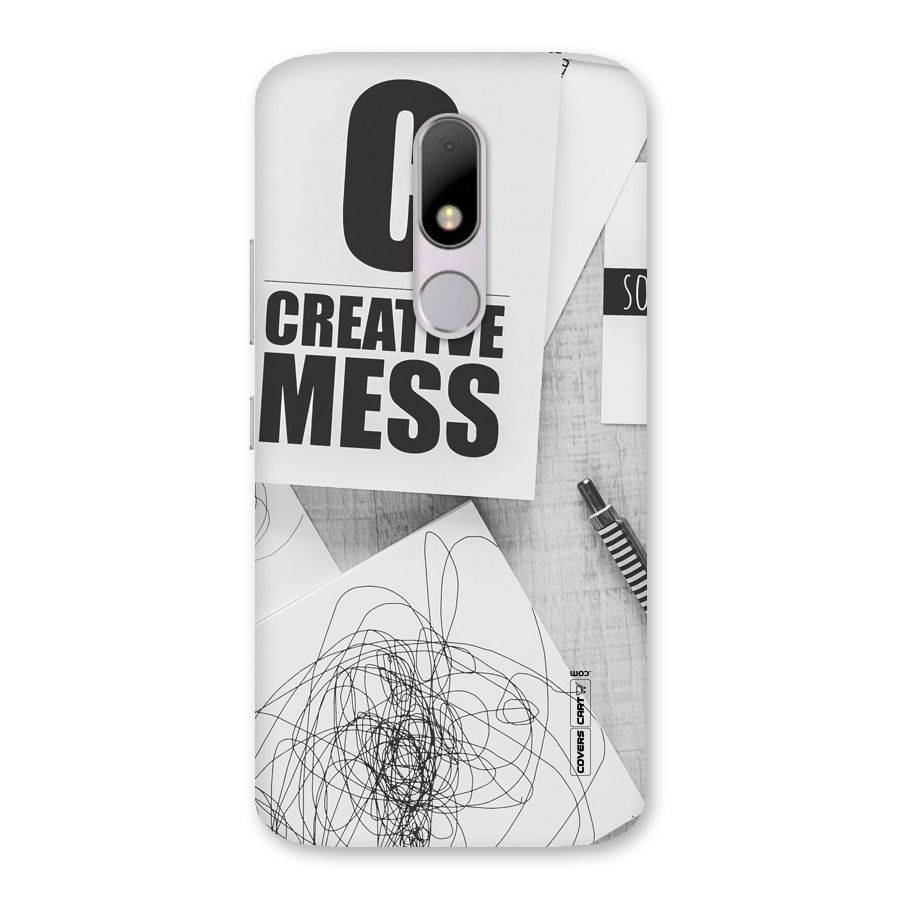 Creative Mess Back Case for Moto M