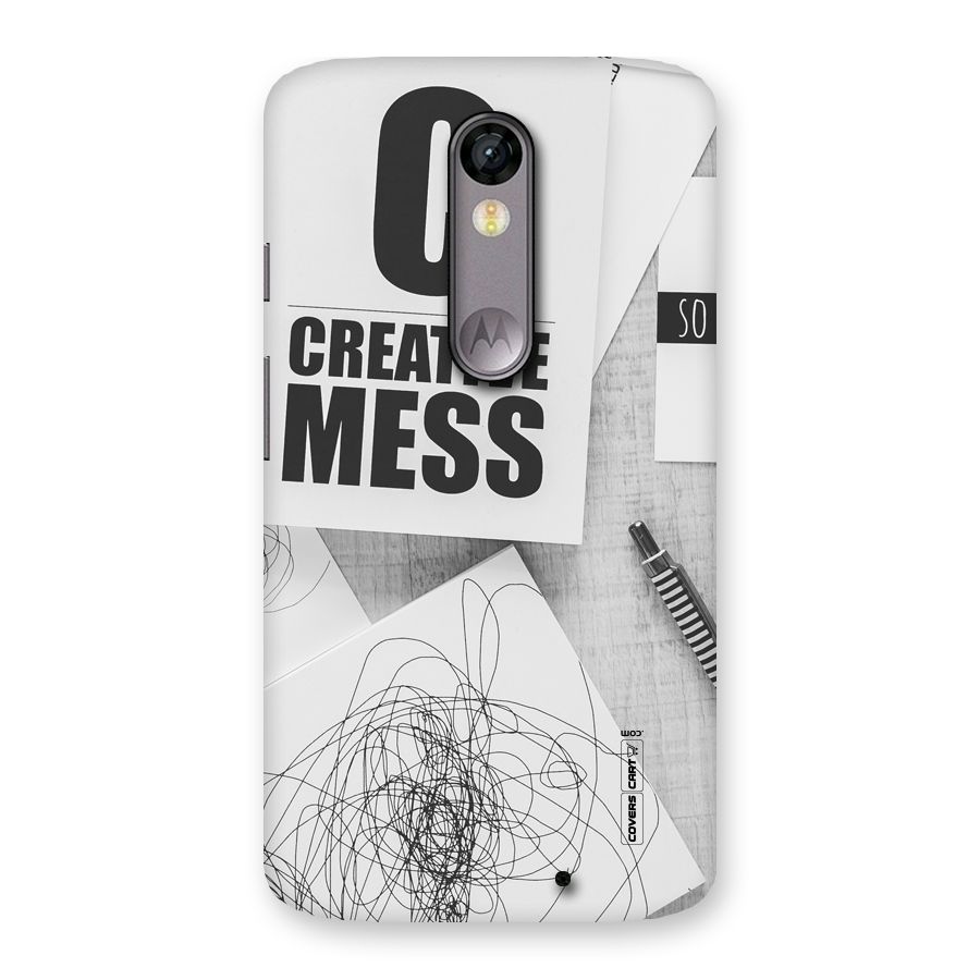Creative Mess Back Case for Moto X Force