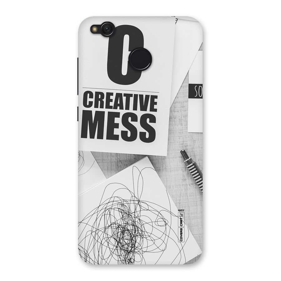 Creative Mess Back Case for Redmi 4