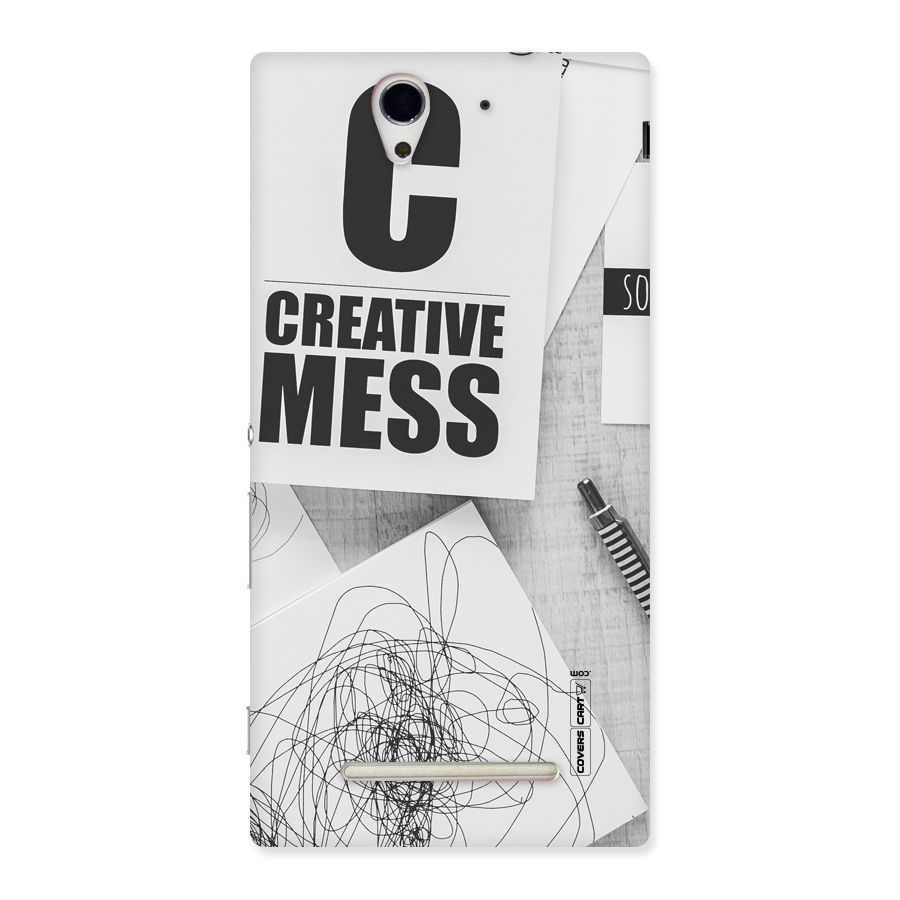 Creative Mess Back Case for Sony Xperia C3