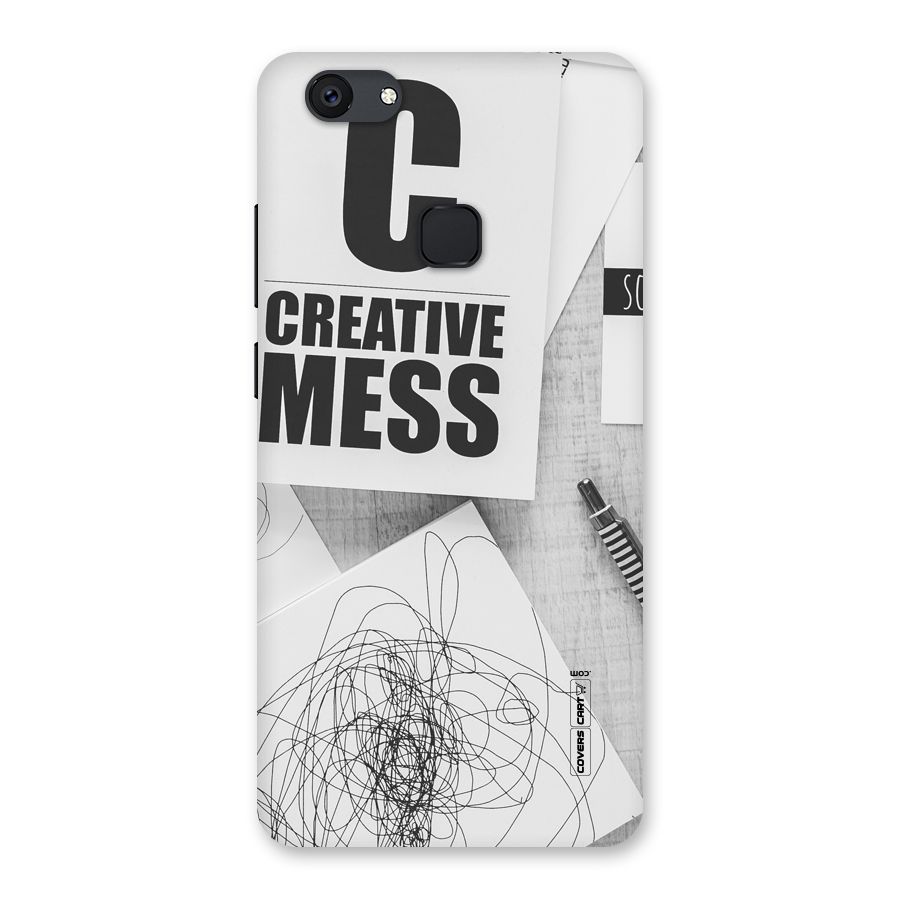 Creative Mess Back Case for Vivo V7 Plus