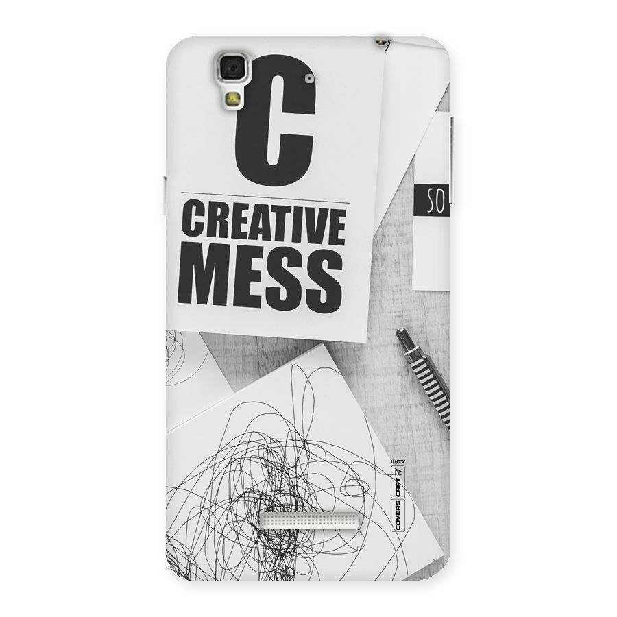 Creative Mess Back Case for YU Yureka Plus