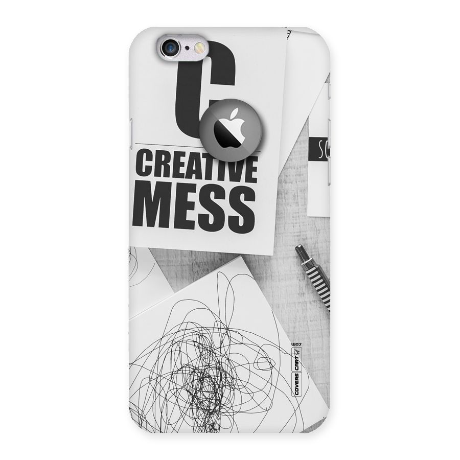 Creative Mess Back Case for iPhone 6 Logo Cut