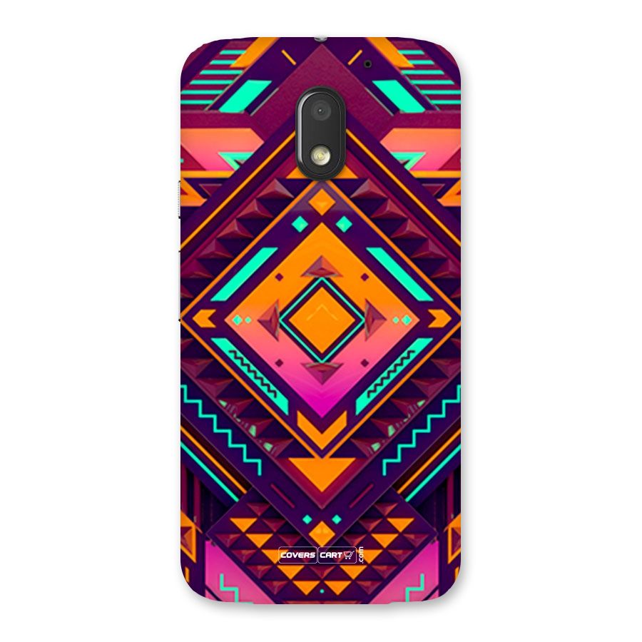 Creative Rhombus Back Case for Moto E3 Power
