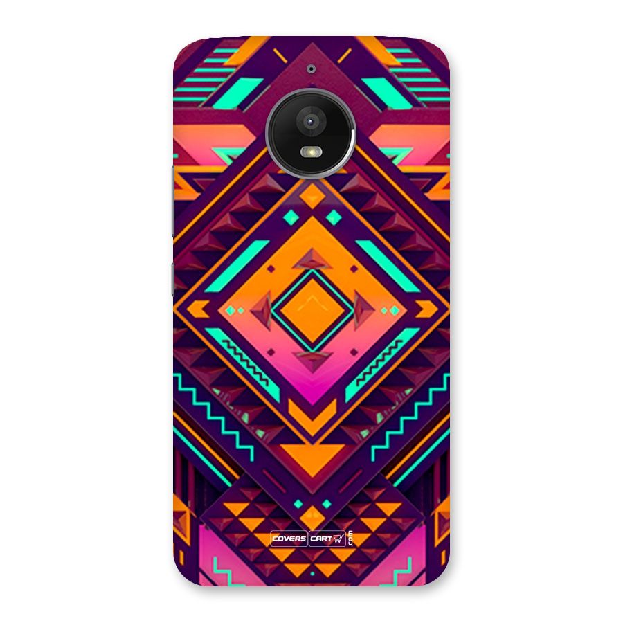 Creative Rhombus Back Case for Moto E4 Plus