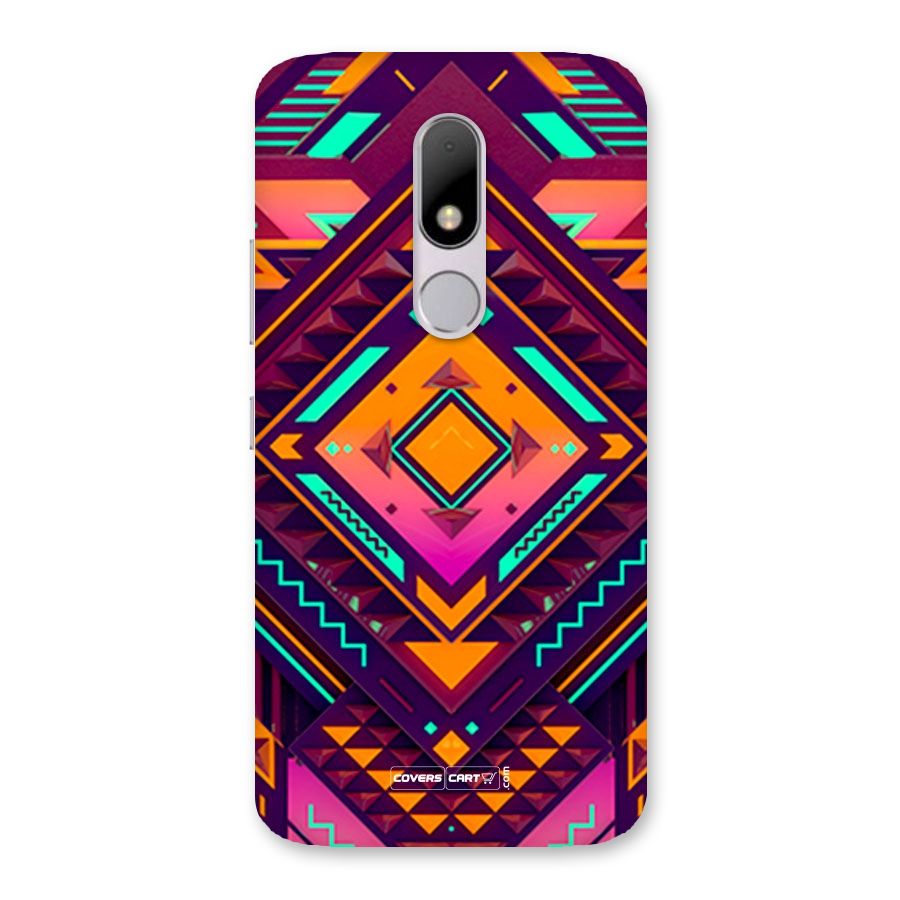 Creative Rhombus Back Case for Moto M