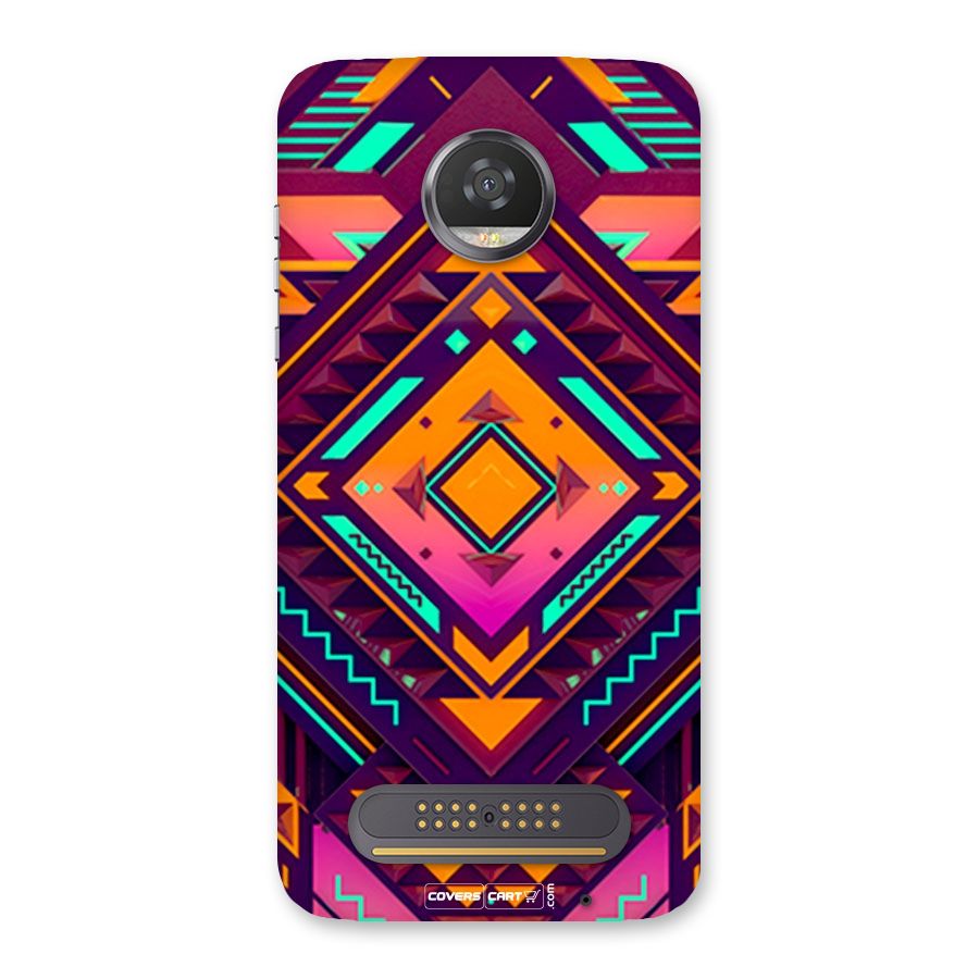 Creative Rhombus Back Case for Moto Z2 Play