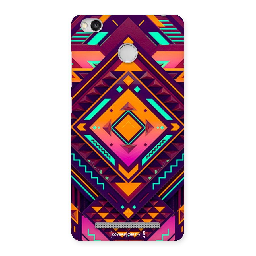 Creative Rhombus Back Case for Redmi 3S Prime