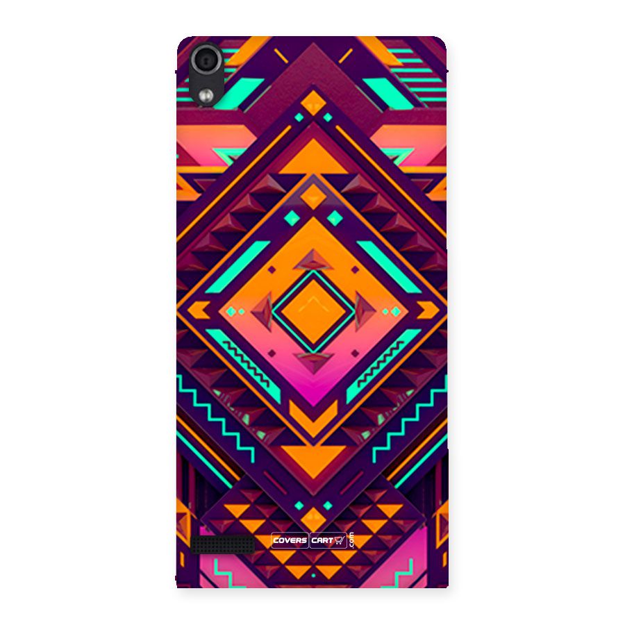 Creative Rhombus Back Case for Ascend P6