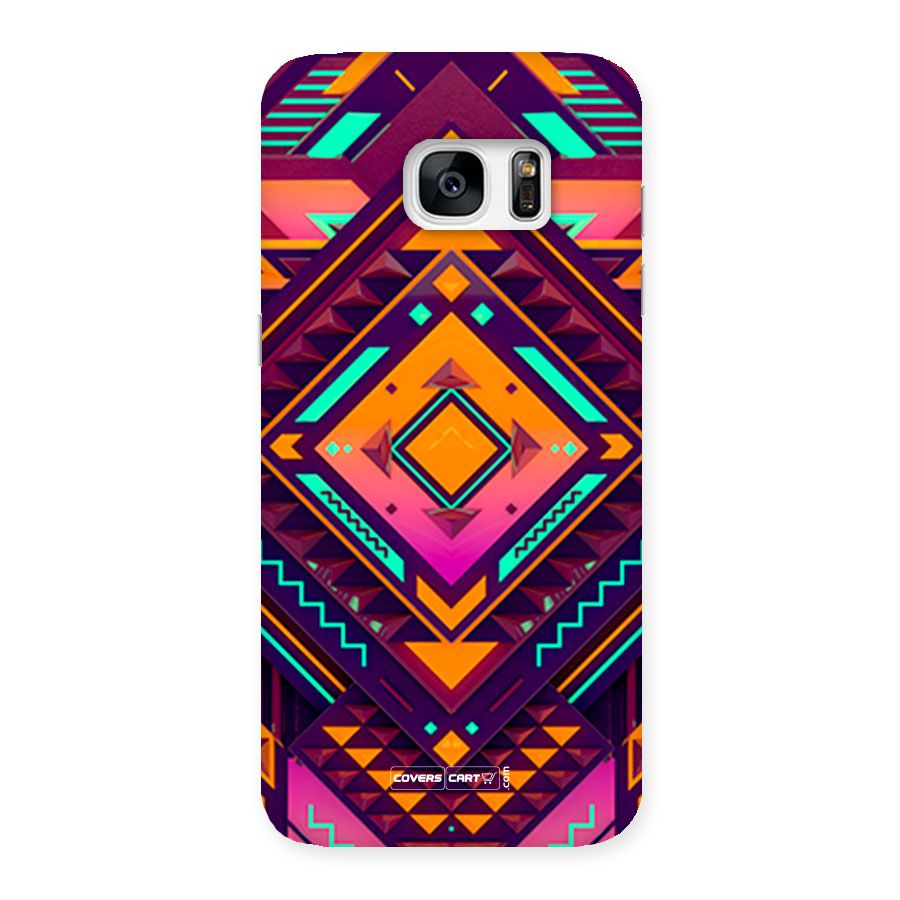 Creative Rhombus Back Case for Galaxy S7 Edge