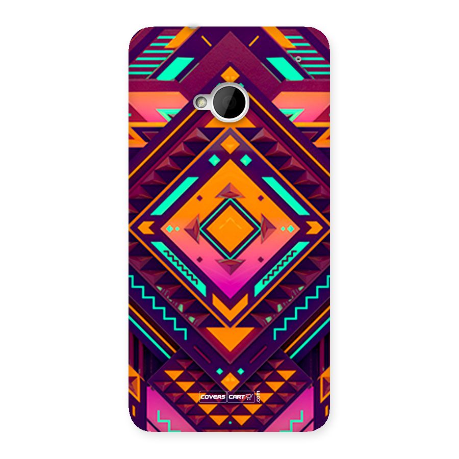 Creative Rhombus Back Case for HTC One M7