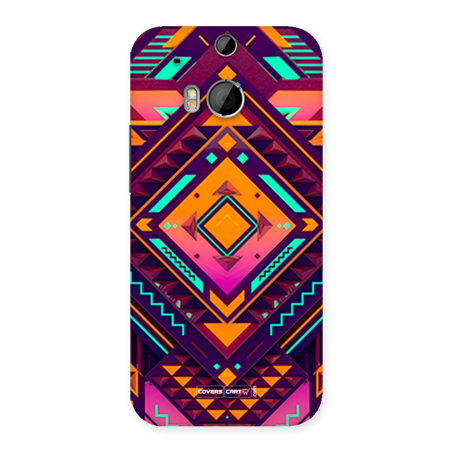 Creative Rhombus Back Case for HTC One M8