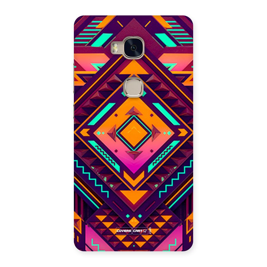 Creative Rhombus Back Case for Huawei Honor 5X