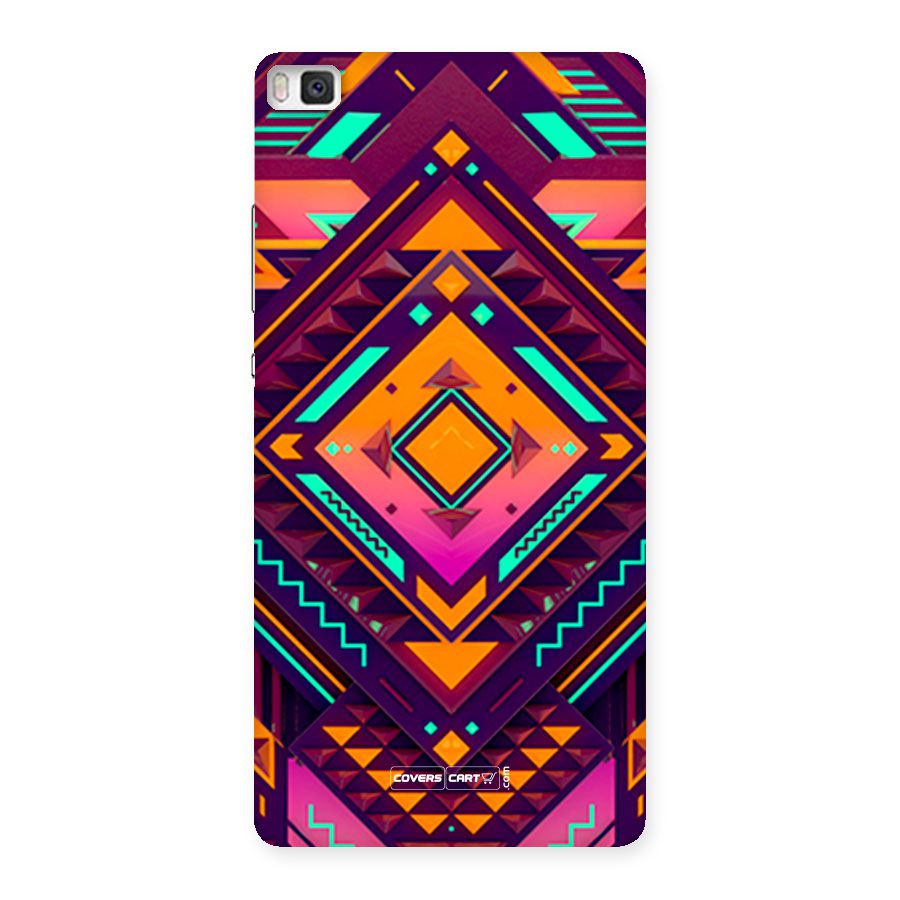Creative Rhombus Back Case for Huawei P8