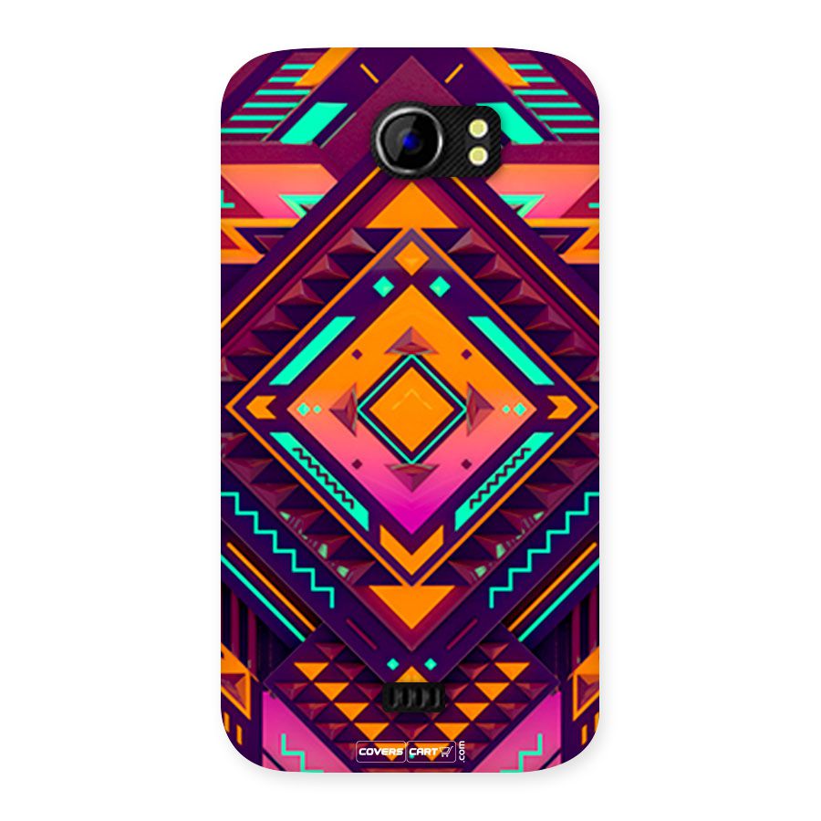Creative Rhombus Back Case for Micromax Canvas 2 A110