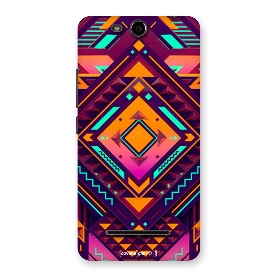 Creative Rhombus Back Case for Micromax Canvas Juice 3 Q392
