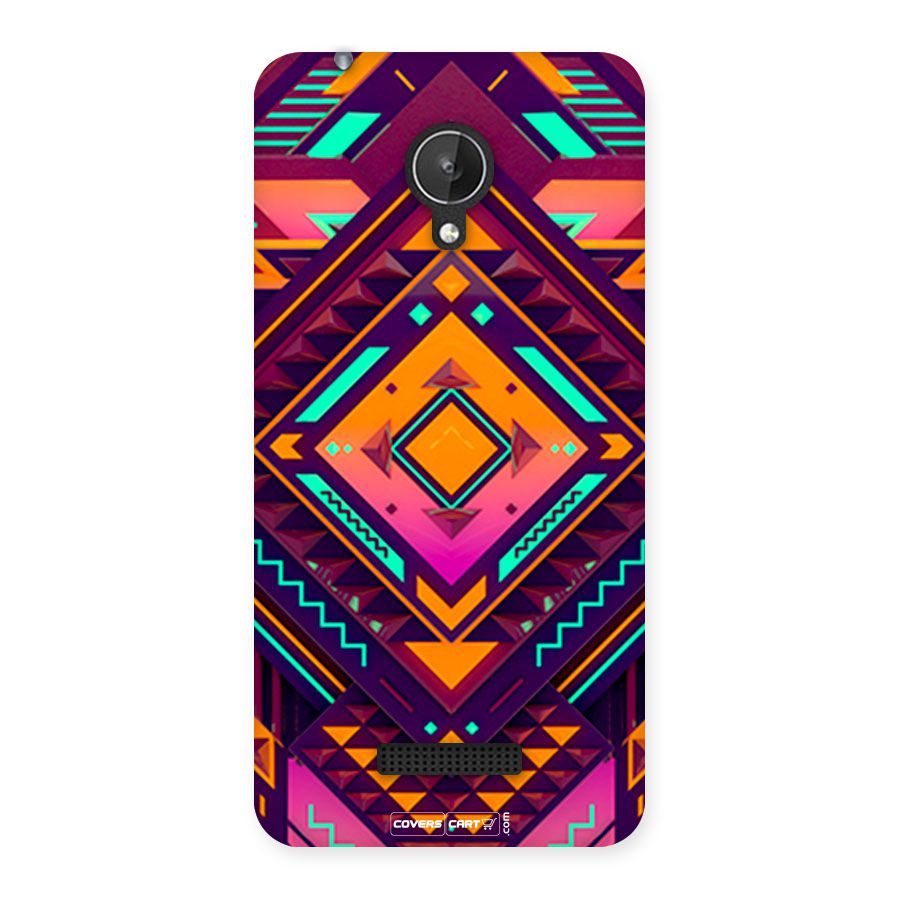 Creative Rhombus Back Case for Micromax Canvas Spark Q380