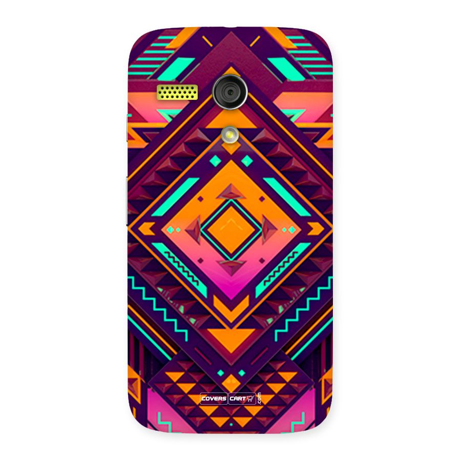 Creative Rhombus Back Case for Moto G